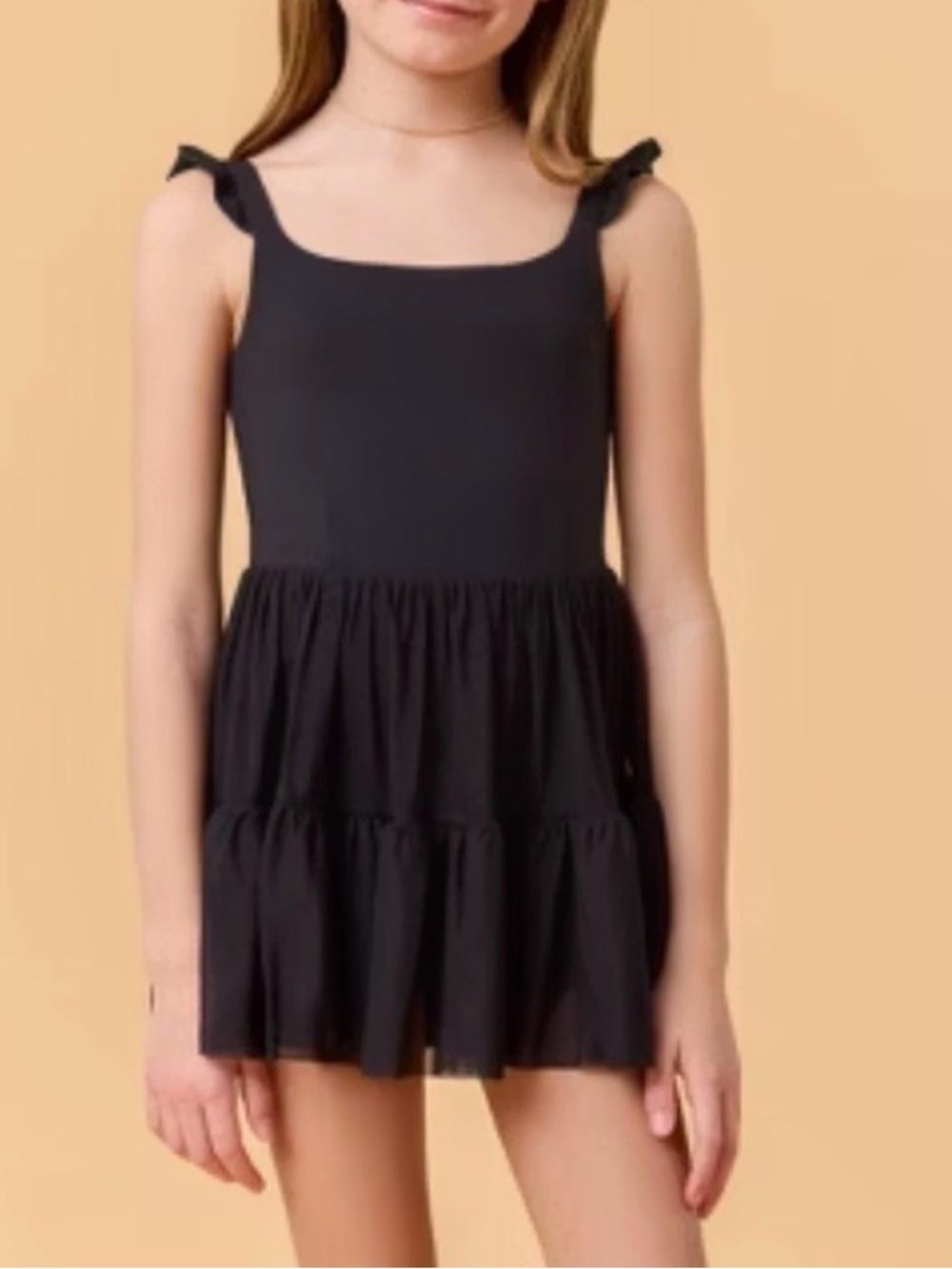 Blogilates Girls Mommy & Me Ballerina Ruffle Dress Sz 10/12 - NWT